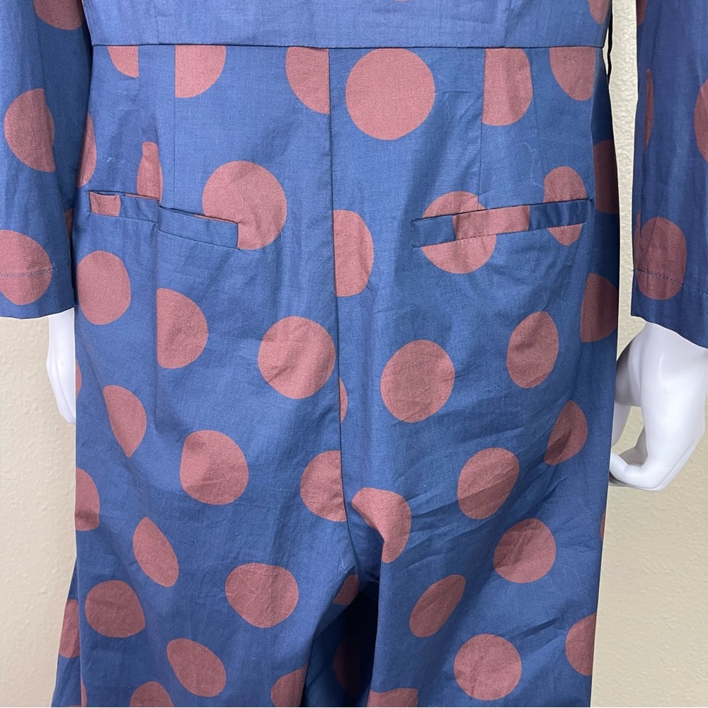 Sea New York Jumpsuit Sz 10 Penny Polka Dot - Picture 7 of 17